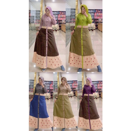 Gamis Inayah / Gamis katun HQ / gamis wanita kekinian