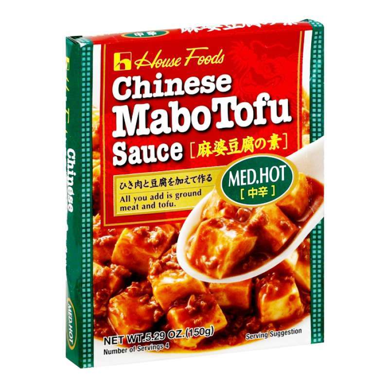 

Bumbu House Foods Chinese Mabo Tofu Sauce Medium Hot 150 Gram