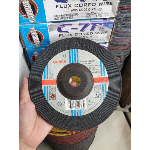 BATU GURINDA POLES BOSCH 7" / MATA GERINDA BOSCH 7INCH / BOSCH 180X6x22,23MM