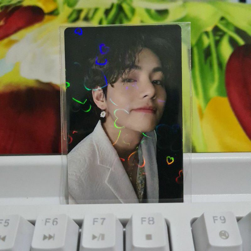 [ READY STOCK ] BTS V TAEHYUNG BE DELUXE LUCKY DRAW JAPAN FANCLUB FC HOLOGRAM PHOTOCARD