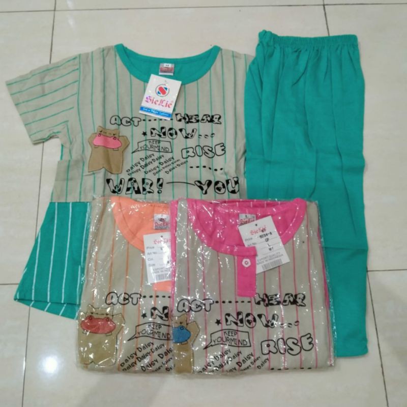 Baju Tidur SIELIE CP Anak SML Warna Tua KT 6034 A
