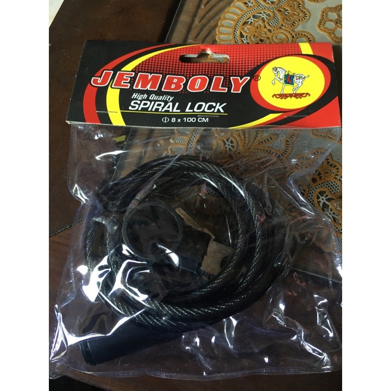 Kunci Spiral Sepeda Jemboly