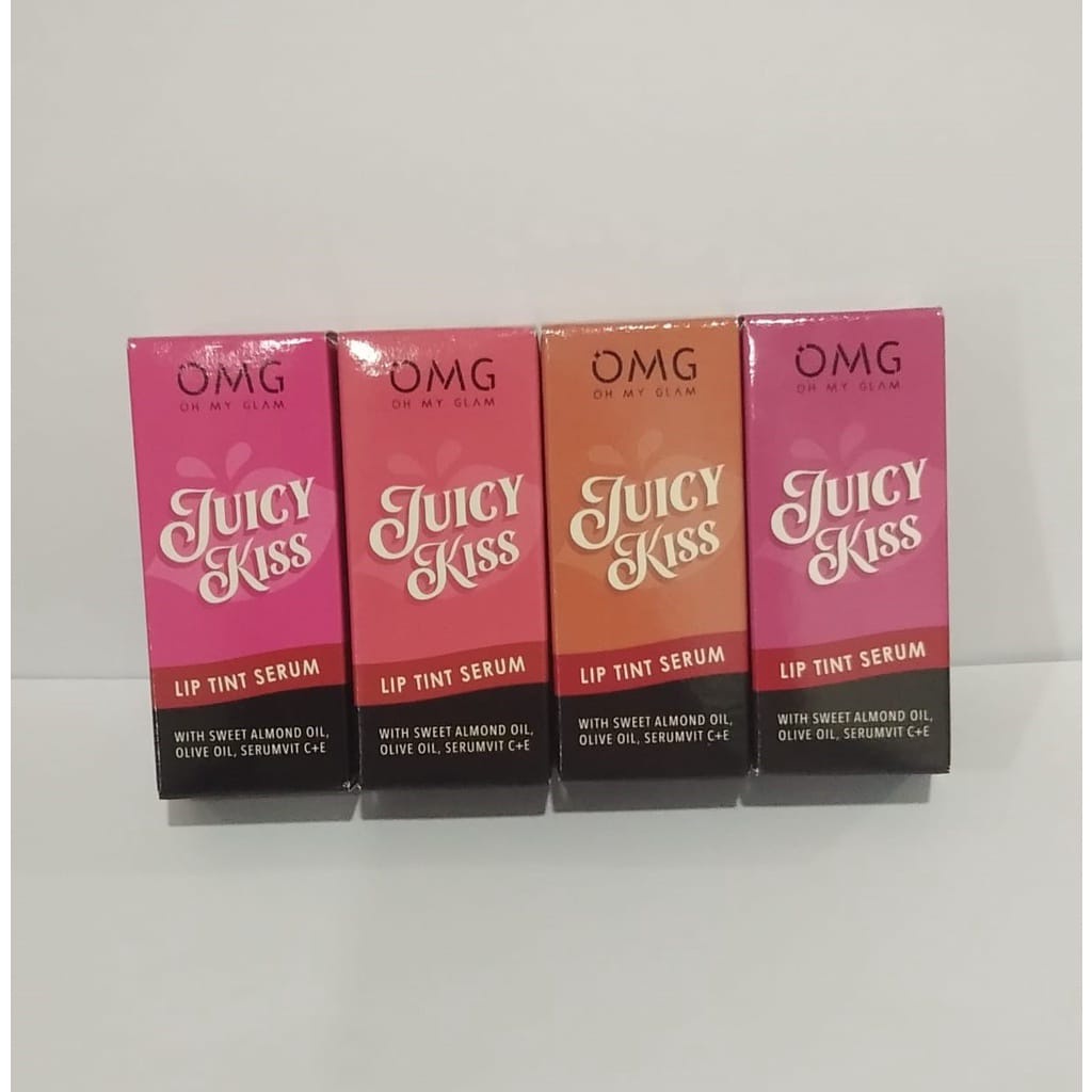 OMG ( Oh My Glam ) Juicy Kiss Lip Tint Serum 5gr