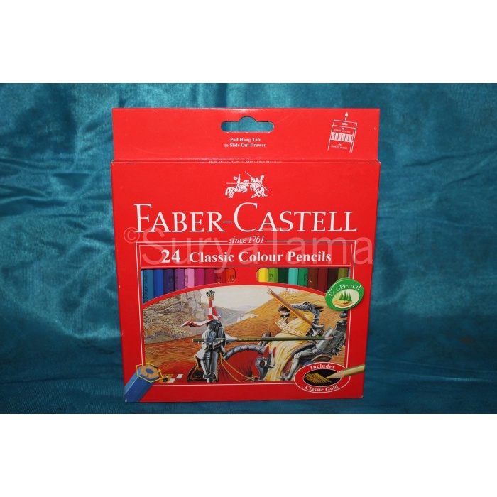 

Berkualitas Faber Castell Classic Colour Pencils 24 (Pensil Warna) Trendi