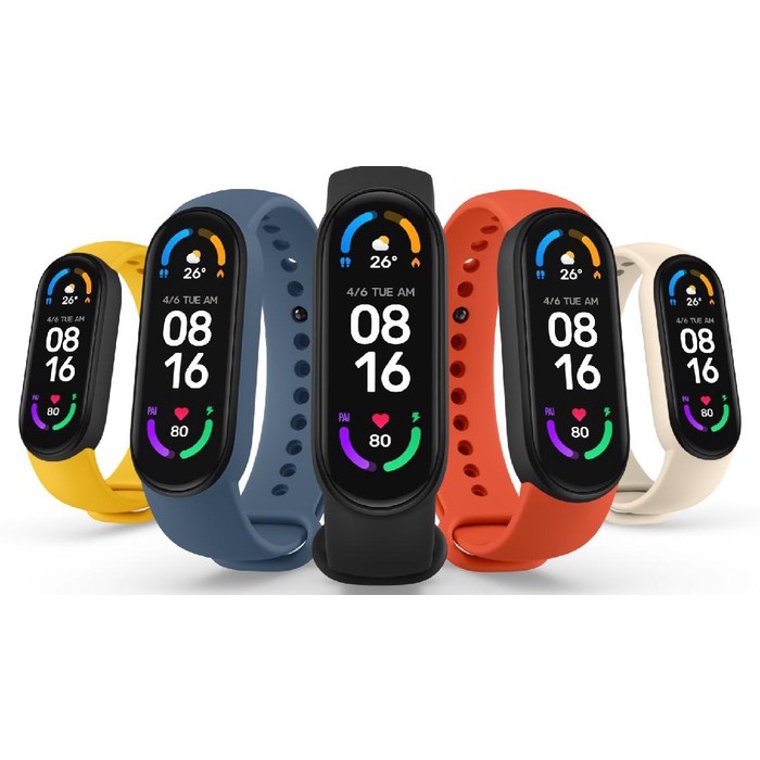 Xiaomi Mi Band 6 AMOLED Smart Band SpO2 Blood Oxygen Garansi Resmi TAM