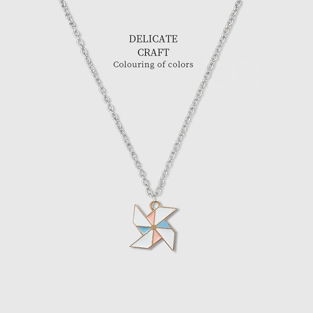【COD Tangding】Creative Cartoon Necklace Thousand Paper Crane Pendant Necklace Fashion Couple Girlfriend Chain Choker
