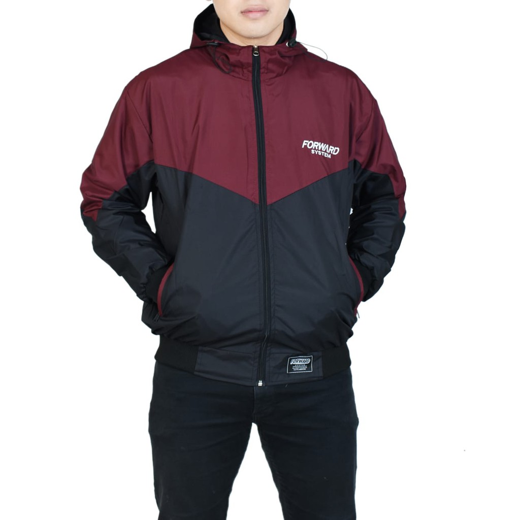 Jaket parasut pria winbreaker original forward