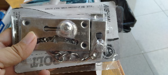 Mg Nishan Grendel Rantai Slot/selot Rantai Pintu Stainliss Door Chain 304