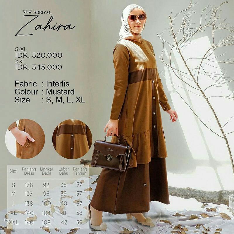 NEW ARRIVAL GAMIS EDOMODA ZAHIRA TERBARU ENDOMODA GAMIS PROMO BUSANA MUSLIMAH PEREMPUAN GAMIS ENDOMO