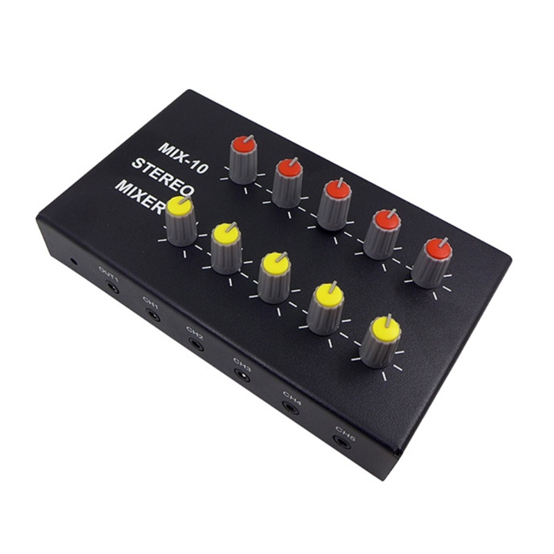 Zzz Mixer 10 Channel Portable Suara Rendah Untuk Karaoke Keluarga