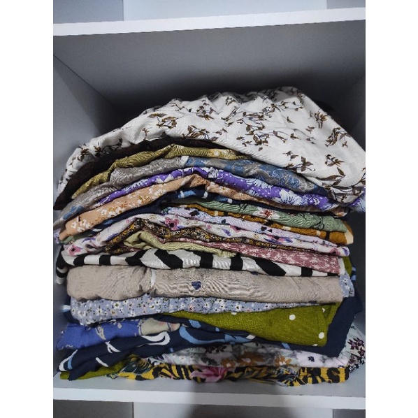 CELANA KOLOR RAYON PREMIUM PENDEK//RANDOM//NO RIJEK