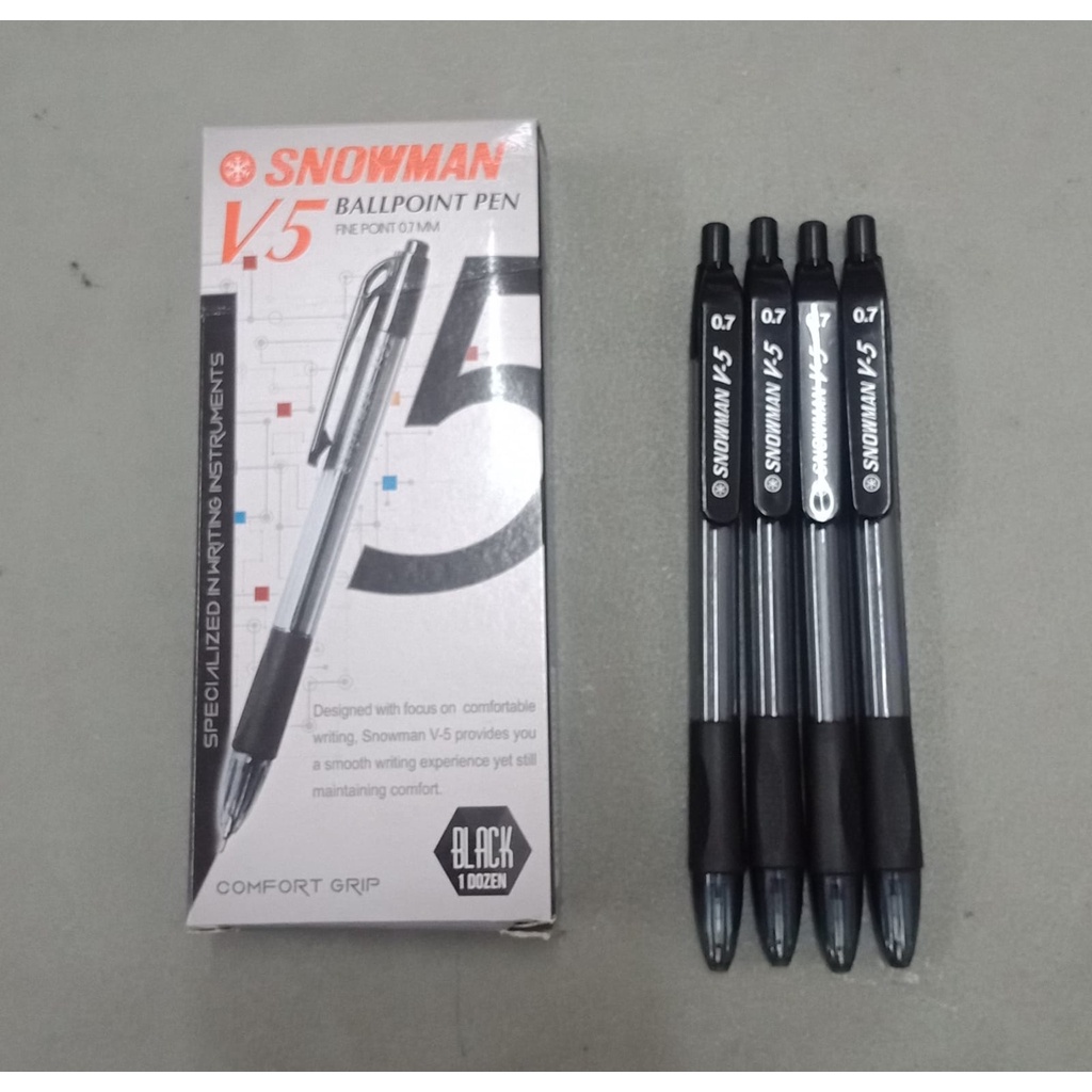 BALLPOINT SNOWMAN V5/BOLPEN SNOWMAN V5