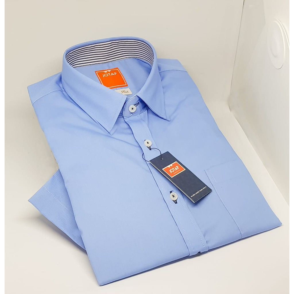JOTAP Kemeja Slimfit Lengan Pendek Premium Cotton Rich JOTAP Kemeja Slimfit Lengan Pendek Premium Cotton Rich