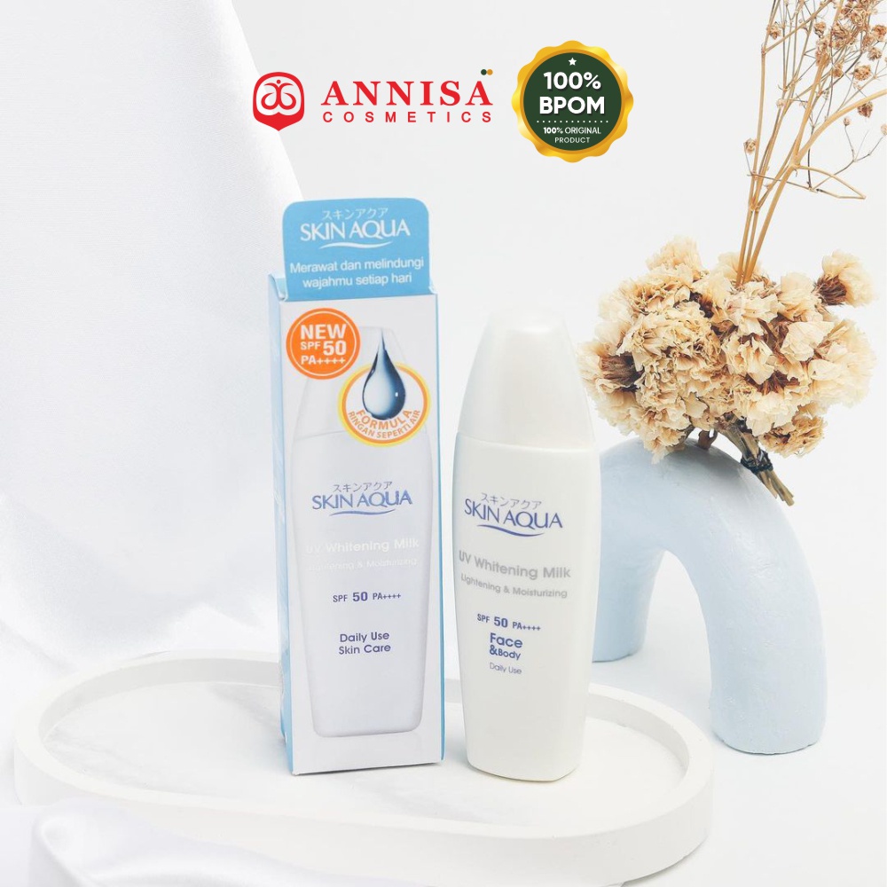 SKIN AQUA UV Whitening Milk New SPF 50 PA 40 gram my skin but