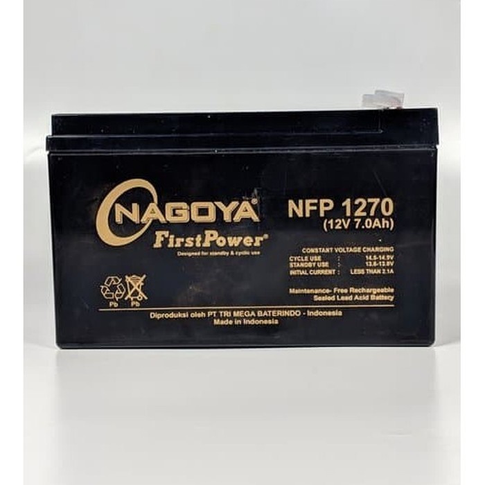 Aki Kering Vrla Gel Deep Cycle Battery Ups Nagoya 12V 7Ah