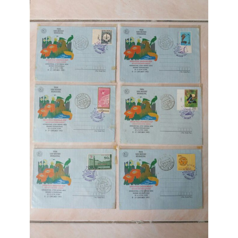 

Koleksi Filateli Sampul Surat Edisi Pekan Surat Menyurat Internasional 8 - 21 Oktober 1993 (D)