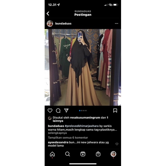 preloved khimar sarkis