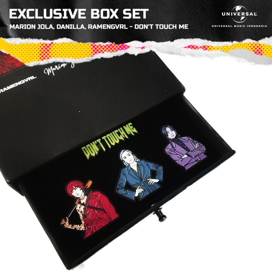 Universal Music Indonesia - Exclusive box set Marion Jola, Danilla, Ramengvrl &quot;Don't Touch Me&quot;