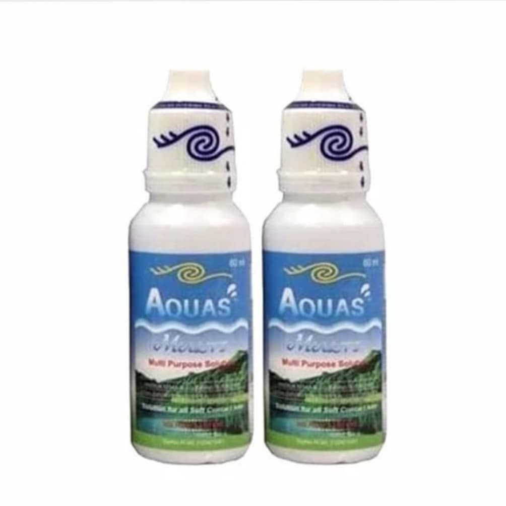 Pembersih Softlens Aquas Multi Solusi Multiguna / Air Softlens - 120ml