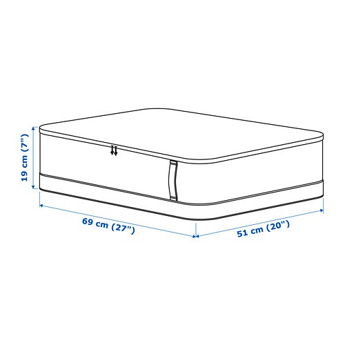 LACKISAR Tempat penyimpanan 69 x 51 x 19 cm