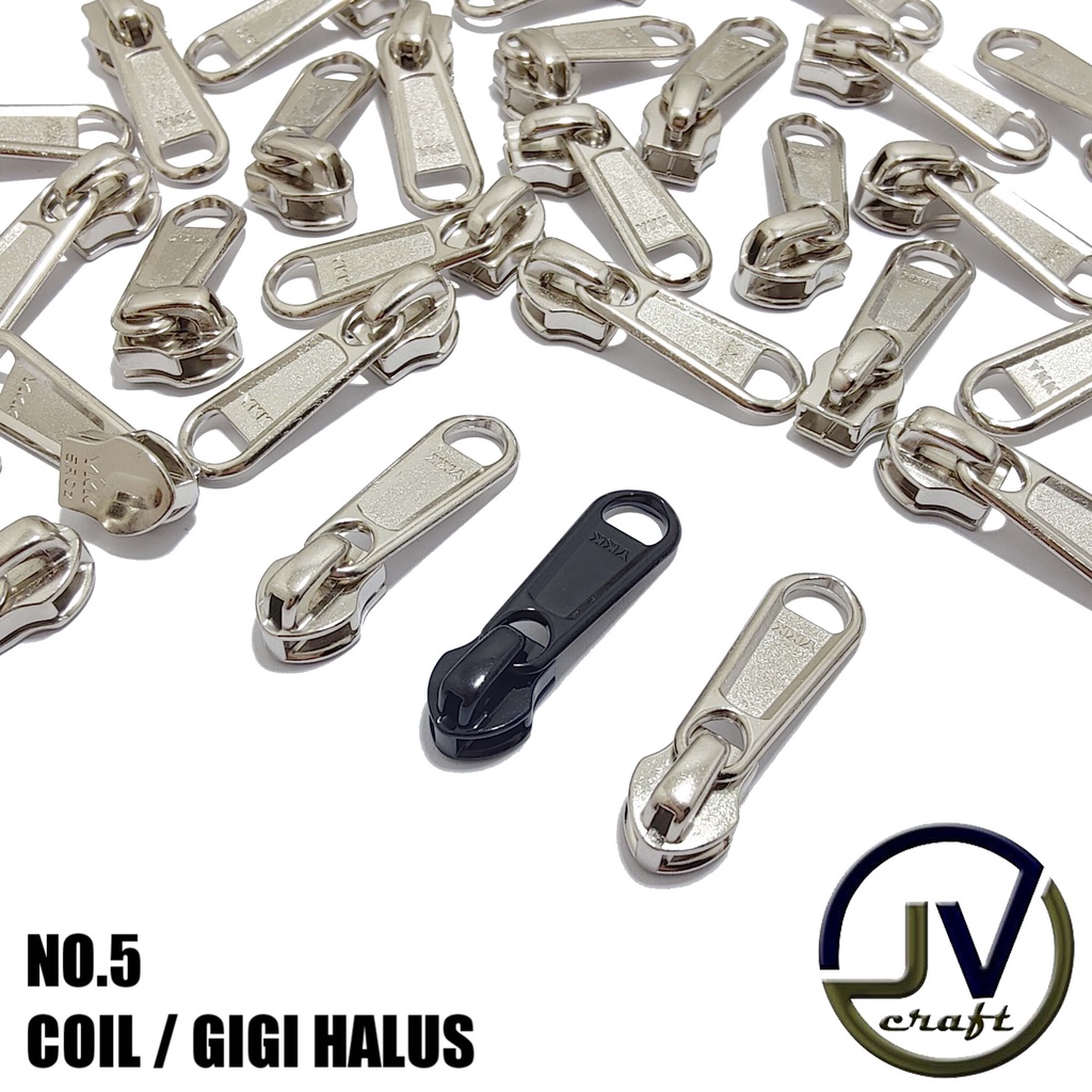 KEPALA RESLETING YKK / KEPALA RESLETING COIL GIGI HALUS NOMOR 5