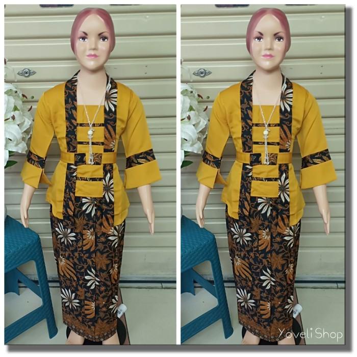 Kebaya Terbaru Setelan Kutubaru Elnira Anak/Kutubaru Anak/Kebaya Anak Modern