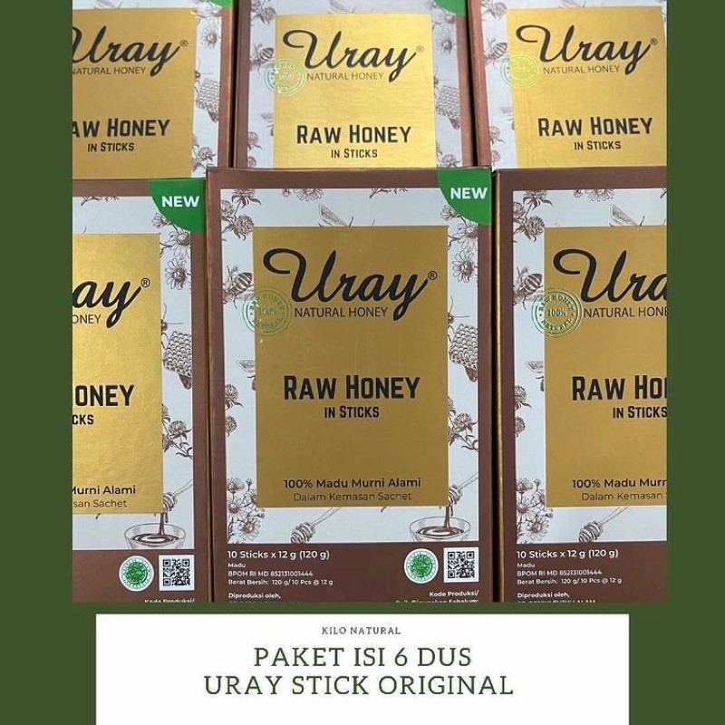 

Raw Honey Uray Stick / Madu Uray Stick Original ( 6 Dus Bungkus Coklat )
