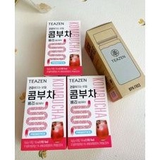TEAZEN KOMBUCHA Healthy drink - BERRY FLAVOR 3 BOX @ 10 STICKS + FREE BOTTLE 350 ml - ORI 100% KOREA
