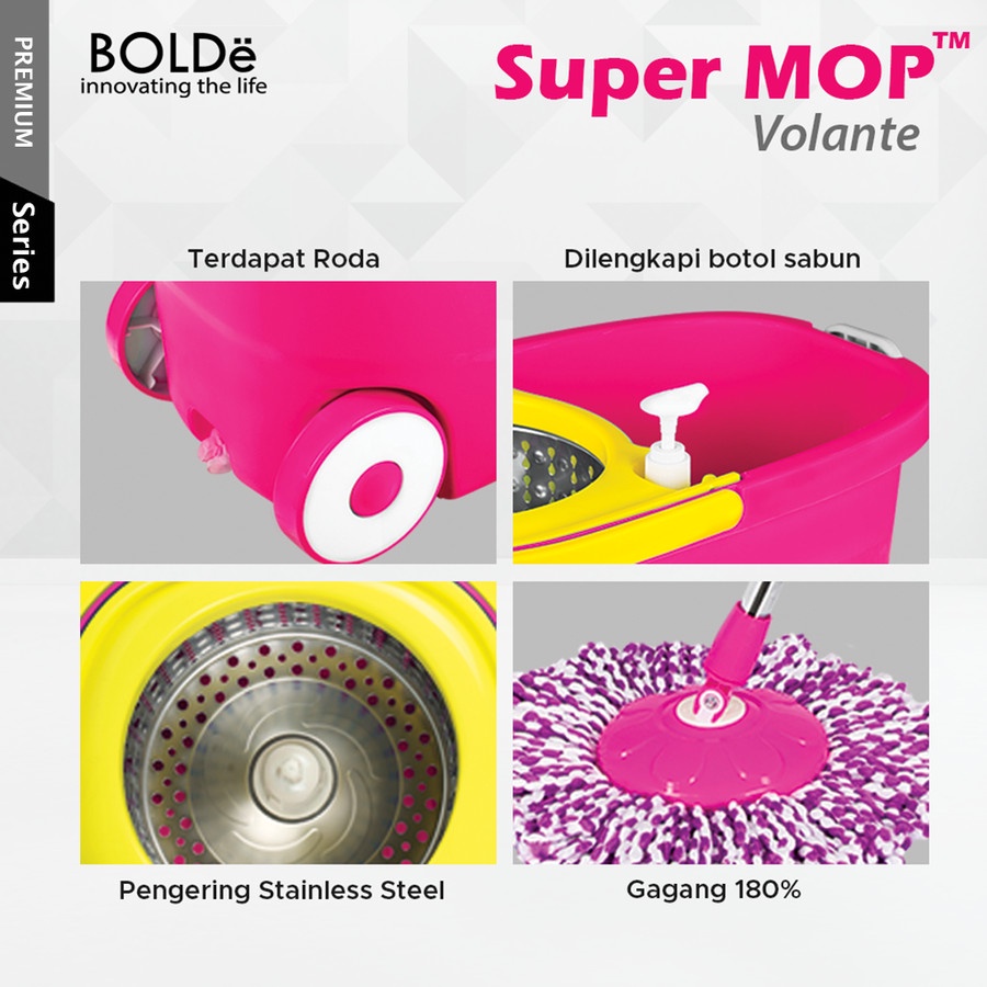 Bolde Super Mop VOLANTE Alat Pel Serbaguna