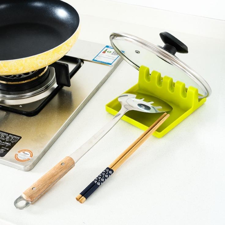 SHOPELLO - Holder peralatan masak Hp883m Rak spatula sutil tutup panci non-slip