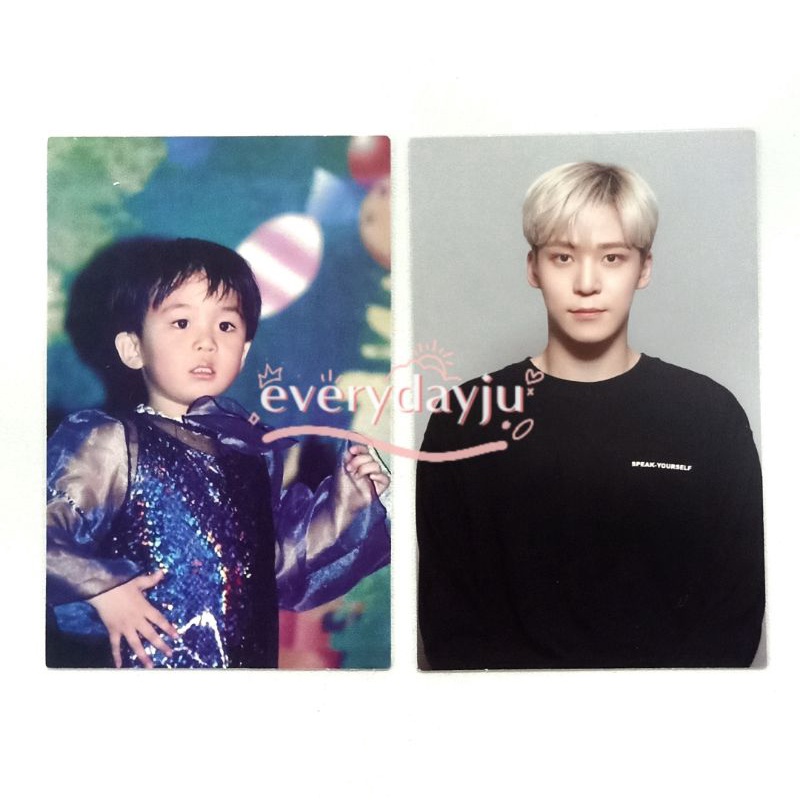 [BOOKED] ATEEZ 1ST ANNIVERSARY PHOTOCARD | Jongho baby Yunho adult