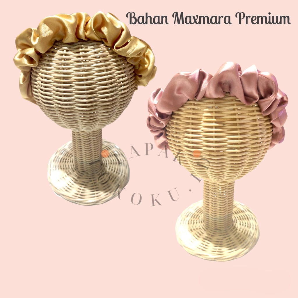 Bandana Bayi Scrunchie (Newborn - 3 Tahun)  Bando Bayi Kerut Bandana Anak Bando Anak Bandana Bayi Anak Kerut Pita Kelinci Headband Baby