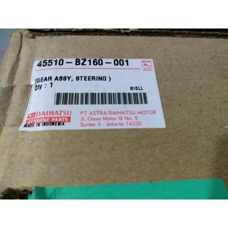 rack stir gear box stir all new avanza xenia veloz original