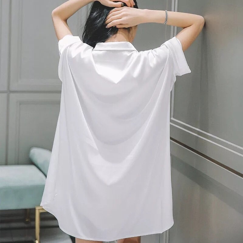 Qena Kemeja Dress - Sleep Dress Sexy J1