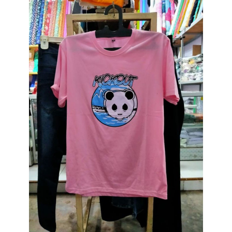 Kaos pink kaos distro lengan pendek