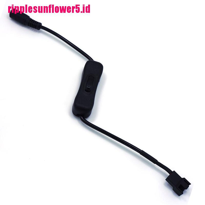 Kabel Adapter Power Supply Dc 5521 Ke 4Pin PWM 12V Bahan Tembaga Untuk PC