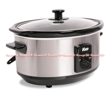 Kris Slow Cooker 3.5Liter Warna Silver Pemasak lambat Memiliki Tombol Dapat Digunakan Mengatur Suhucrock Pot Krischer 3.5 L