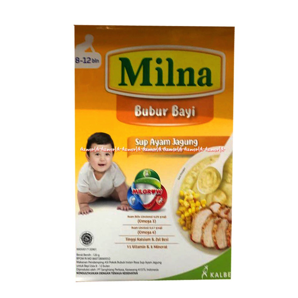 Milna Bubur Bayi 9+ Sup Ayam Jagung Manis 120gr Makanan Bayi