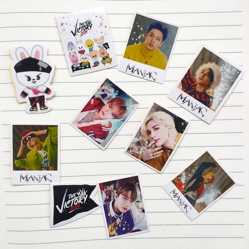 50pcs / Set Stiker Album Kpop Stray Kids Oddinary Untuk Dekorasi Skateboard / Laptop / Notebook LY