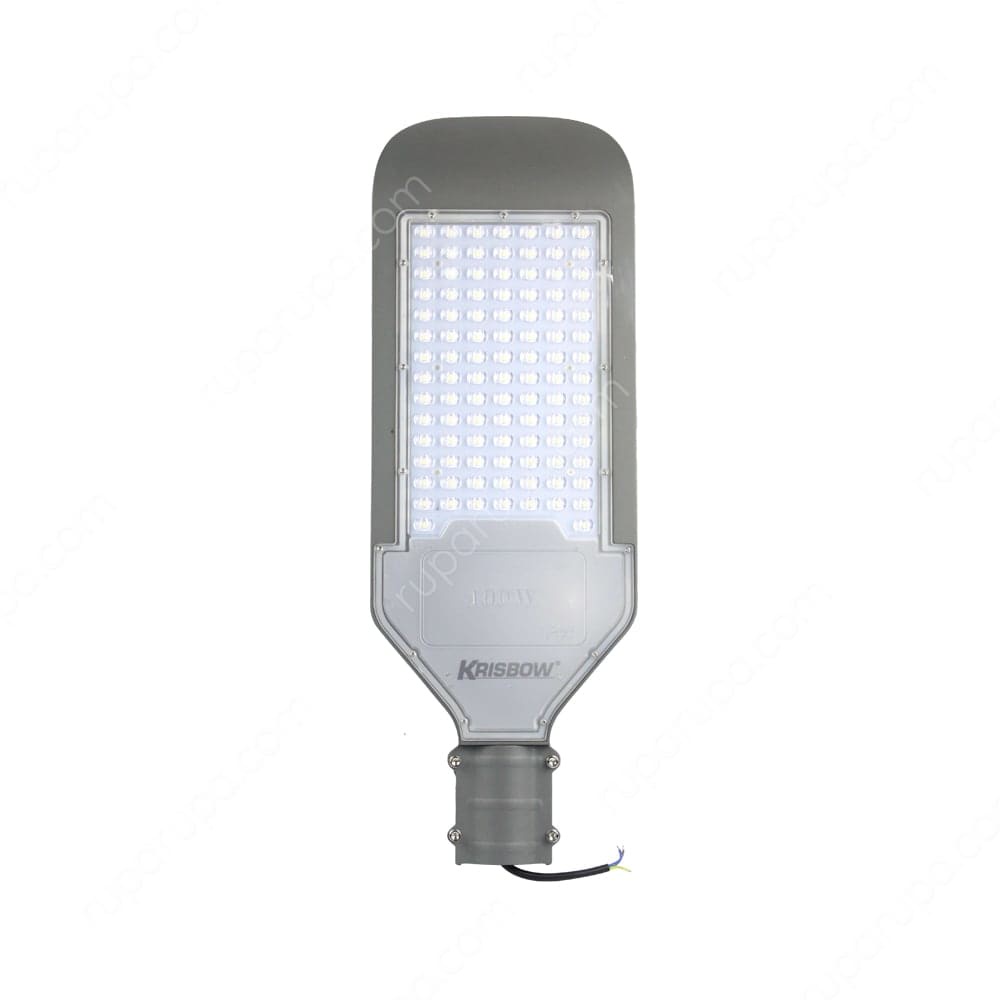 Krisbow Lampu Jalan SMD Led 100 watt PJU Led 100w 6000k Abu-ABu