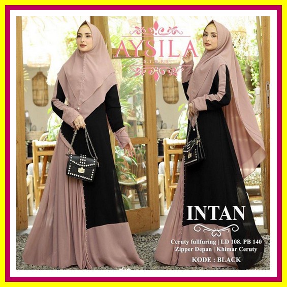 Gamis Pakaian Muslim Terbaru 2022  Murah Baju Gamis Premium Kekinian Maxy Dress Wanita Gamis Lebaran