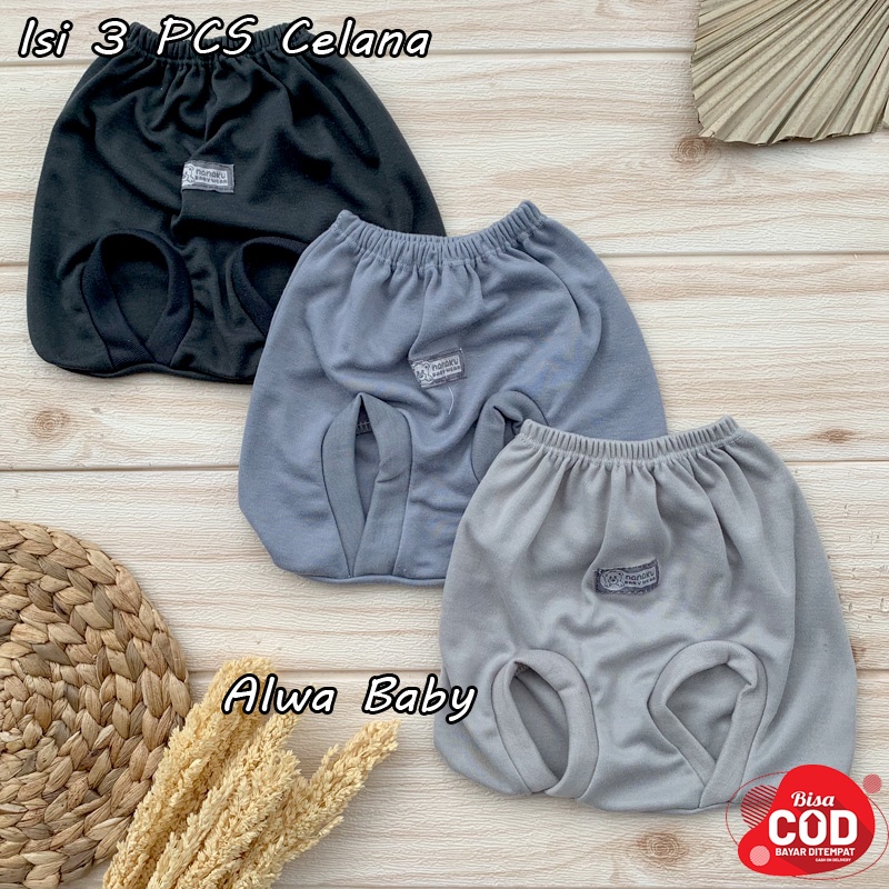 3 PCS Celana POP Bayi Baru Lahir Celana kacamata Bayi Almeera Baby and Kids