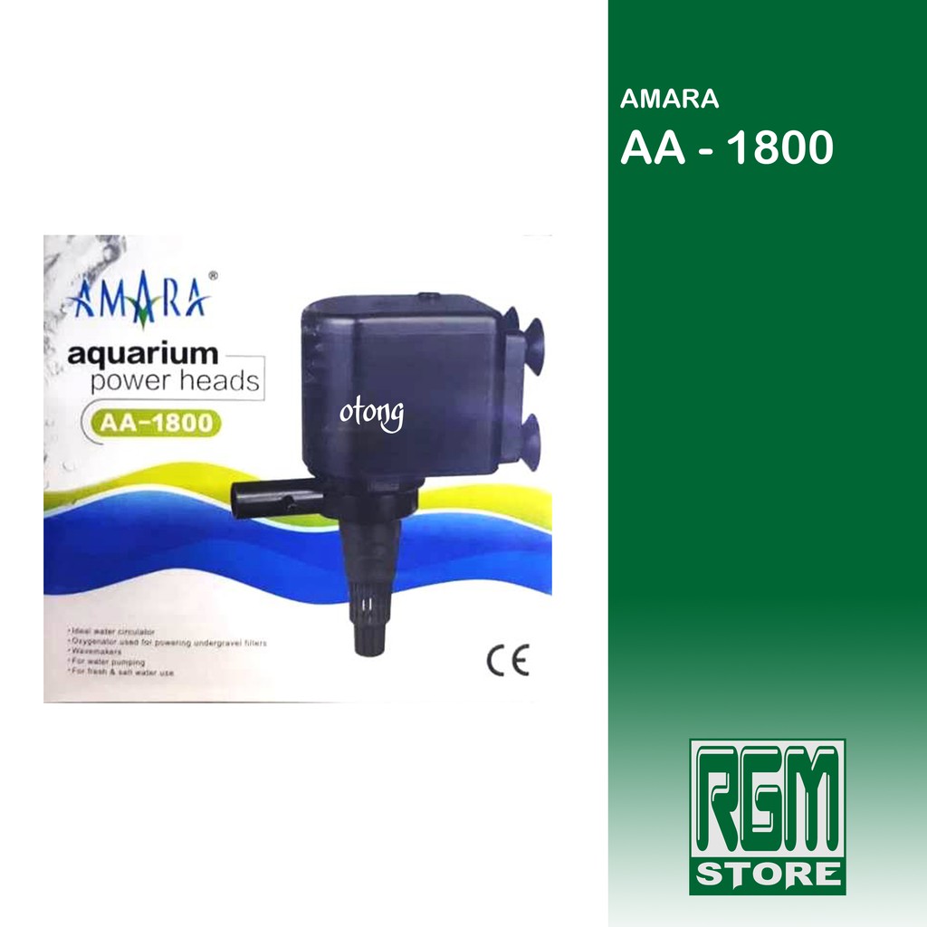 Amara AA1800 AA 1800 power heads mesin pompa celup aquarium aquascape