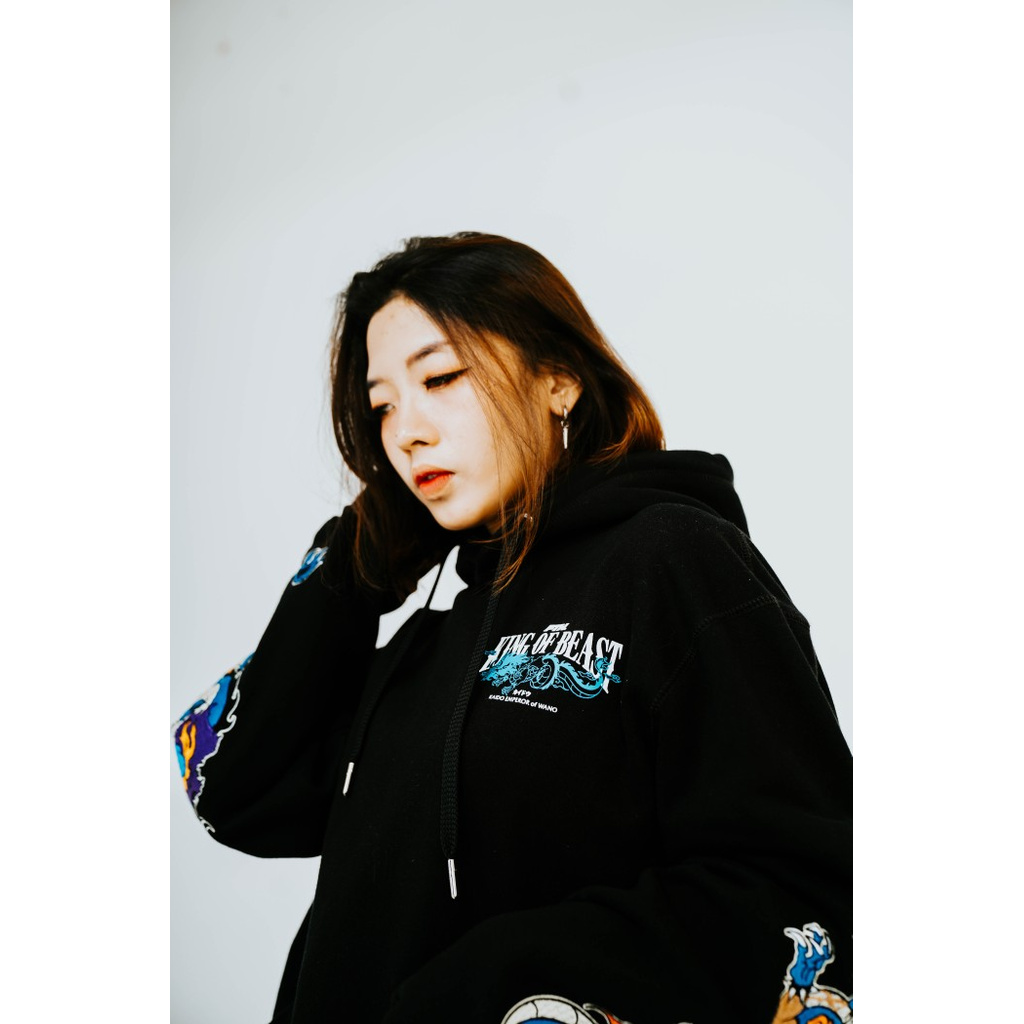 solusi Faith Industries Kaidou Vol 2 Embroidered Pullover Hoodie - XL Murah