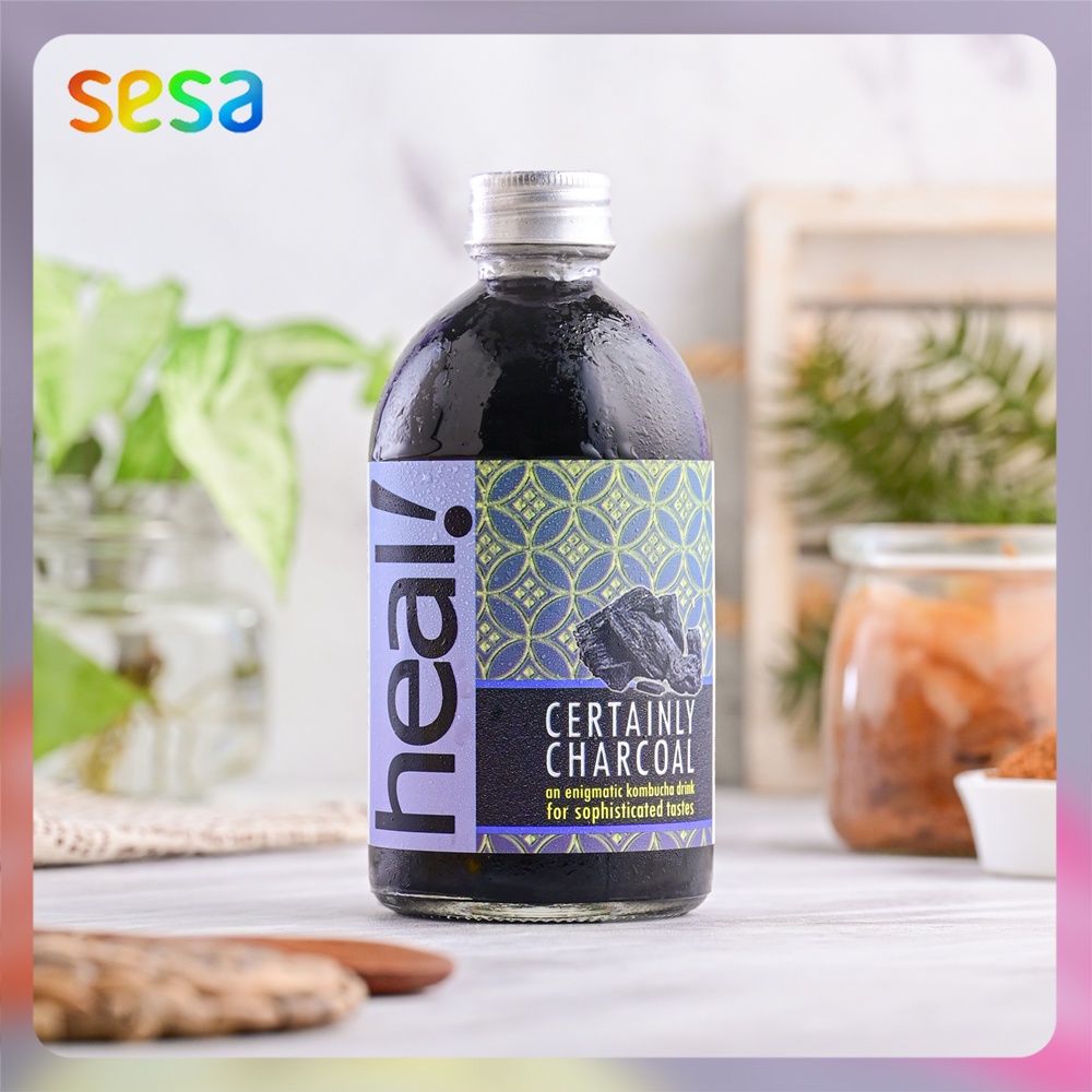 

HEAL Kombucha Certainly Charcoal 370ml - Minuman Sehat Fermentasi