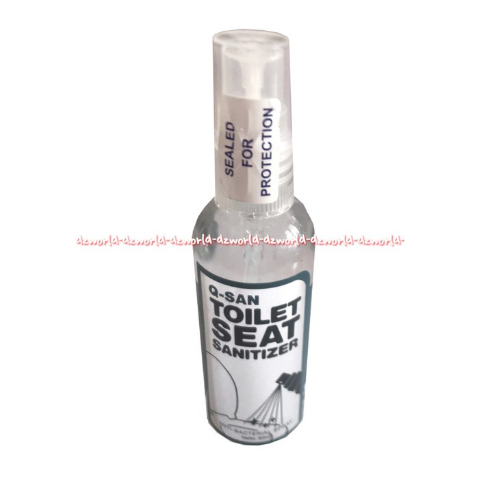 Q-sanToilet seat Sanitizer Semprotan Membersihkan kuman WC Qsan 60ml