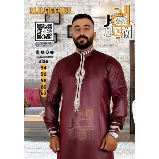 JUBAH AL HARAMAIN JUBAH MANSET DAFFAH AL HARAMAIN MANSET GAMIS PRIA MESIR JUBAH PRIA MESIR JUBAH MES