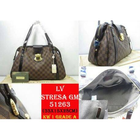 #TasWanita Cantik - Tas LV Stressa KW Super AAA Monogram, Damier, Azur