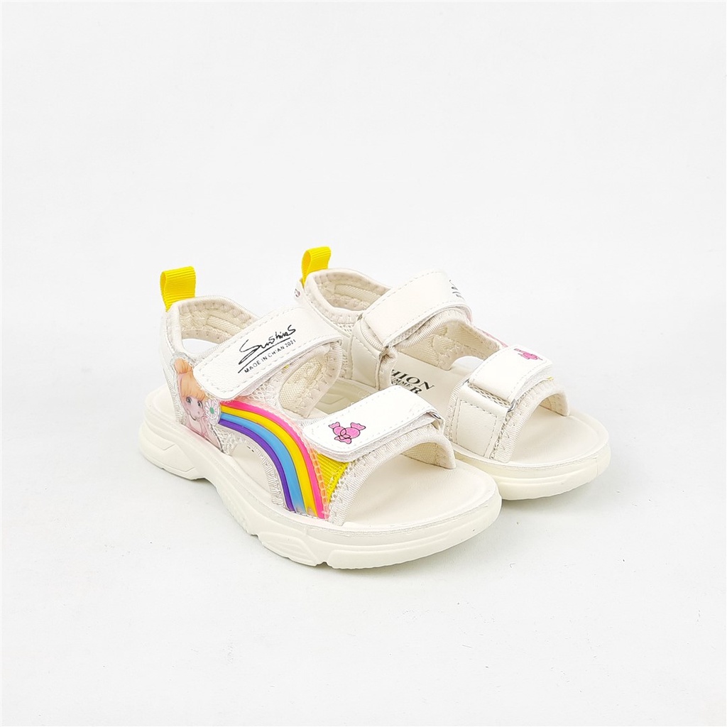 Sepatu sandal anak perempuan alea kae Ef.22.Rainbow 25-30