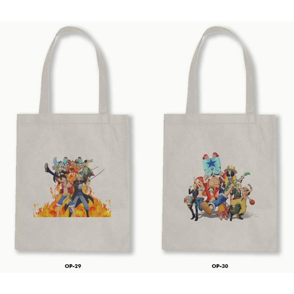 TOTE BAG BLACU 30X40 - ONE PIECE.03